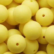 20 mm DQ Acrylperlen Sunshine yellow