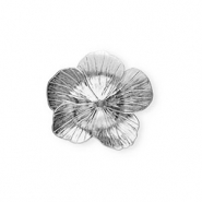 Statement-Anhänger, Motiv Blüte Silver