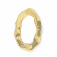 Statement-Anhänger / Zwischenstück, oval Gold
