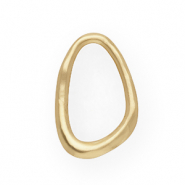 Statement-Anhänger / Zwischenstück, oval Gold