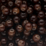 8 mm Glasperlen Brown