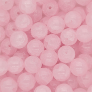 8 mm Glasperlen Light pink