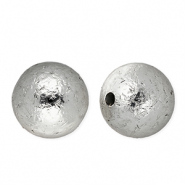 16 mm Acrylperlen Rund Silver