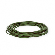 Leder rund 2&nbsp;mm Green