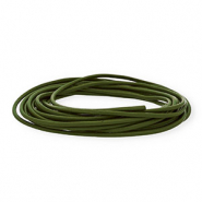 Leder rund 3&nbsp;mm Green