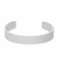 Armb&auml;nder aus Stainless Steel - Rostfreiem Stahl Bangle Dots Silver