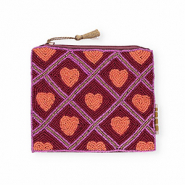 BY31&reg; Etui Herzen Lilac pink-port red-coral red-gold