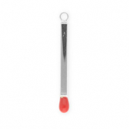 Anhänger aus rostfreiem Edelstahl, Streichholz Silver-red