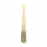 Anhänger aus rostfreiem Edelstahl, Tropfenform Gold