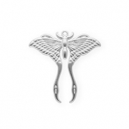 Anhänger aus rostfreiem Edelstahl, Mondspinner Silver