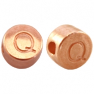 DQ Metall Perlen Buchstabe Q Rosegold (Nickelfrei)