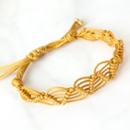 Schmuck machen: 'Half hitch' Macramé Armbänder ♡ DIY