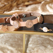 Schmucksets Inspiration mit DQ Leder Anhängern und Cuoio