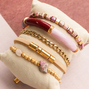 Schmucksets Schmuck gestalten mit DQ-Metallperlen in verschiedenen Formen