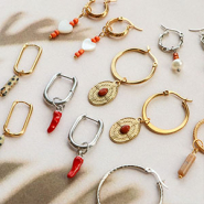 Schmucksets Kreativ werden mit Creolen aus Edelstahl