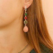 Schmucksets Schmuckinspiration mit Kristallglas-Anhängern und -Zwischenstücken