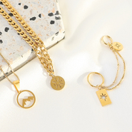 Schmucksets Wunderschöner Schmuck mit Anhängern aus Edelstahl