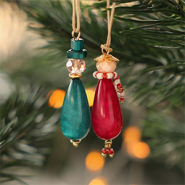 Schmucksets Zeit der Inspiration mit Polarisperlen in Tropfenform und Cabochons