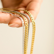 Neu Neue Ketten und Armbänder aus Edelstahl