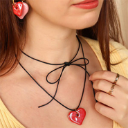 Schmucksets Kreativ zum Valentinstag mit griechischen Keramikherzen