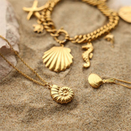 Schmucksets Stilvollen Schmuck mit Edelstahl-Anhängern Sea-Life entwerfen