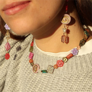 Schmucksets Schmuckdesigns mit tschechischen Glasperlen