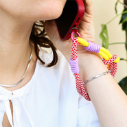 Neu Segeltau-Handyketten mit Befestigung