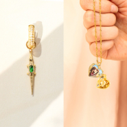 Neu Detailverliebte Messing-Anhänger