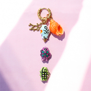 Schmucksets Farbenfroher Schmuck mit Keramikperlen