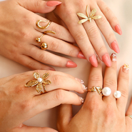 Neu Edelstahlringe, die Blicke auf sich ziehen