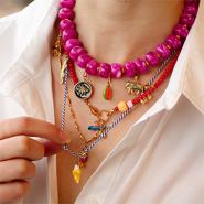 Neu Emaillierte Anhänger aus Edelstahl