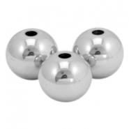 Stainless steel - Rostfrei Stahl Perlen 6mm Silber 