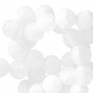 Naturstein Perlen Chalcedon (Achat) 6mm White opal