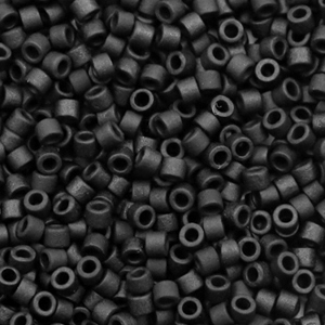 Miyuki Perlen delica's 11/0 Opaque matte black DB-310