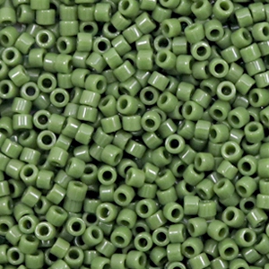 Miyuki Perlen delica's 11/0 Opaque avocado green