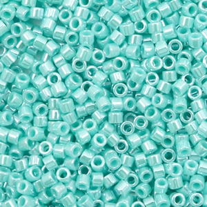Miyuki Perlen delica's 11/0 Opaque luster sea opal