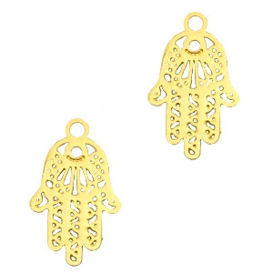 Bohemian Anh&auml;nger Hamsa Hand Gold