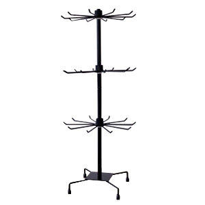 Schmuckdisplay Metall 3-layer Black