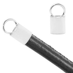 925 Silber Zubeh&ouml;r Endkappen 3mm Silber