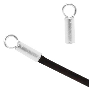 925 Silber Zubeh&ouml;r Endkappen 1mm Silber