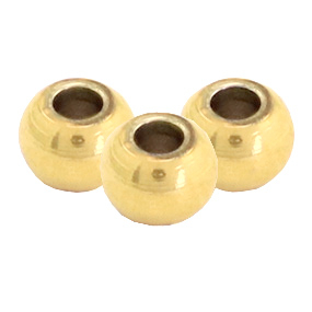 Stainless Steel - Rostfrei Stahl Perlen 4mm Gold