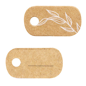 Schmuck Karten Floral Brown