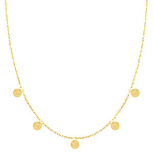 Ketten aus Stainless Steel - Rostfreiem Stahl Munze Gold