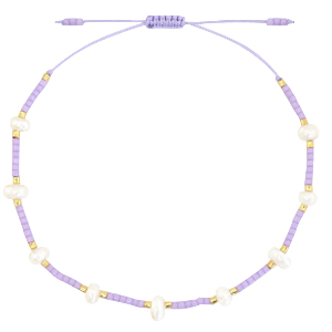 Armb&auml;nder Pearl Miyuki Lilac purple