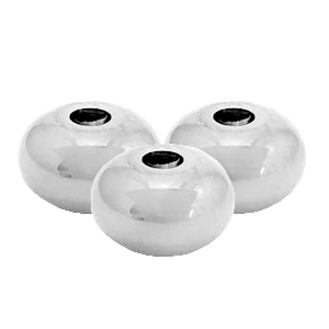 Stainless Steel - Rostfrei Stahl Perlen 8mm Silber