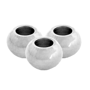 Stainless Steel - Rostfrei Stahl Perlen 5mm Silber