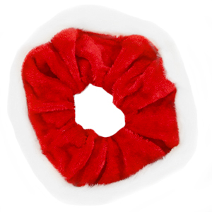 Haargummi Weihnachten Red-white