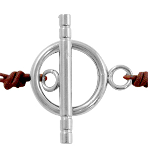 Stainless Steel - Rostfrei Stahl Schmuckzubeh&ouml;r Kapitelverschluss Silber