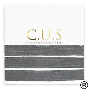 C.U.S&reg; Schmuckband Shimmery anthracite grey
