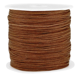 Macram&eacute; Band 0.8mm Pecan brown